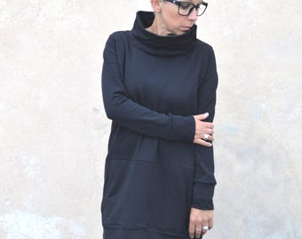 Long Tunic Sweatshirt in Organic Cotton – Eco-Friendly, Comfortable & Unique