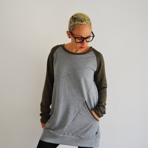 long sweatshirt tunic