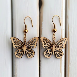 Schmetterling Ohrringe svg Holz Laser Cut svg