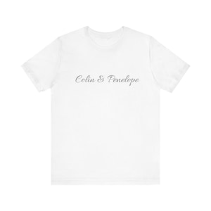 Colin & Penelope, Unisex Jersey Short Sleeve Tee