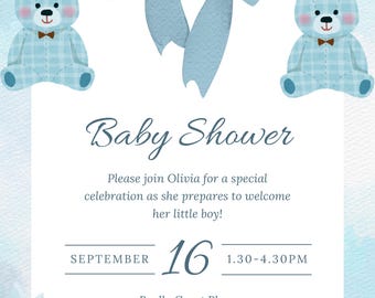 DESCARGA DIGITAL / Plantilla de letrero de bienvenida para baby shower, letrero de bienvenida minimalista para baby shower, letrero de bienvenida para baby shower