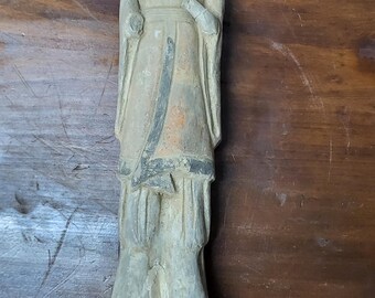 Aardewerkbeeldje van erewachten uit het graf van Gaoyang – oud Chinees kunstwerk