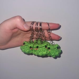 Crochet Frog Keyring