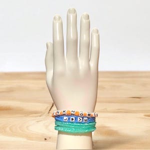 Custom Rainbow Loom Bracelet – Handmade by 10 Year Old – Colorful Friendship Band – Kids Jewelry Gift – Party Favor – Personalized