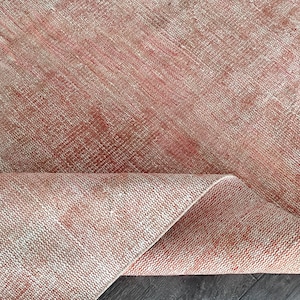 200x250 Türkischer Roter Teppich, 200x250 Oushak Roter Teppich, Vintage Wohnzimmer Schlafzimmer Kinderzimmer Esszimmer Wäsche Terrasse, Wohnkultur, 150x220 cm