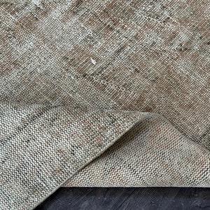 5x8 Oushak Brown Green Rug, 5x8 Turkish Area Rug, Vintage Livingroom Bedroom Nursery Diningroom Kids Dorm Large Rug, Home Decor, 5.1x8.4 ft