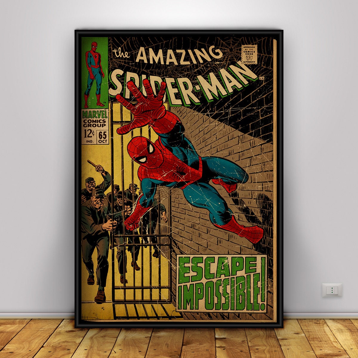 Spiderman Comic Book Covers Poster Wall Art Wall Prints Home Decor ...