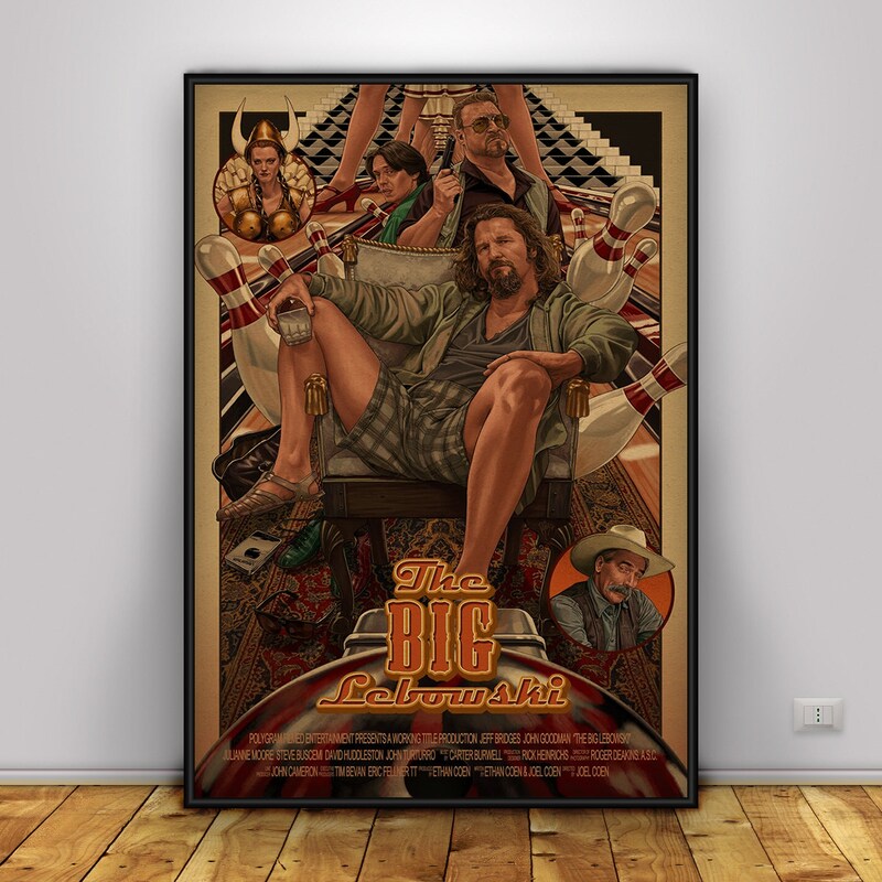 Big Lebowski Poster Etsy