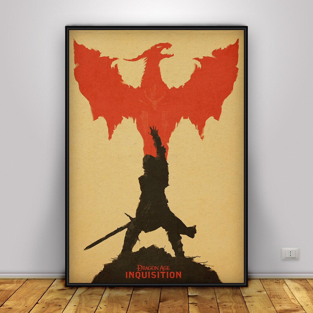 Dragon Age Game Poster Wall Art Wall Prints Home Decor Kraft Paper ...