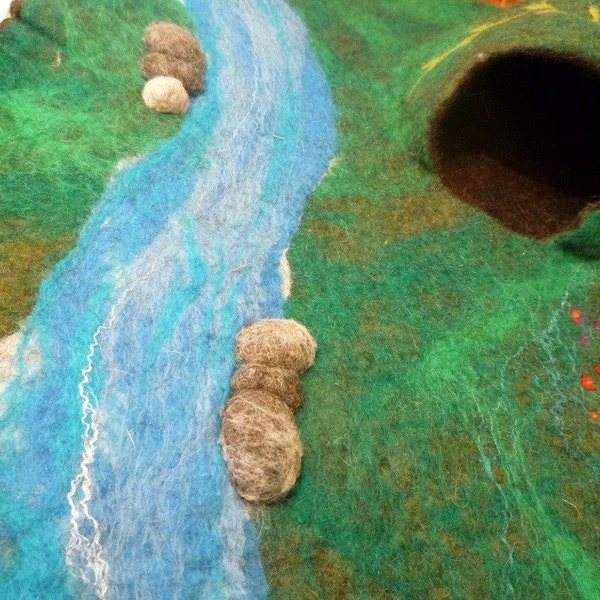 Delightful Felted Playscape Made to order