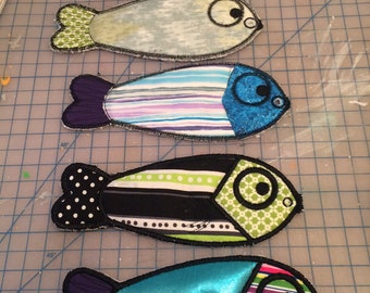 SFancy Fish Applique 5 x 7