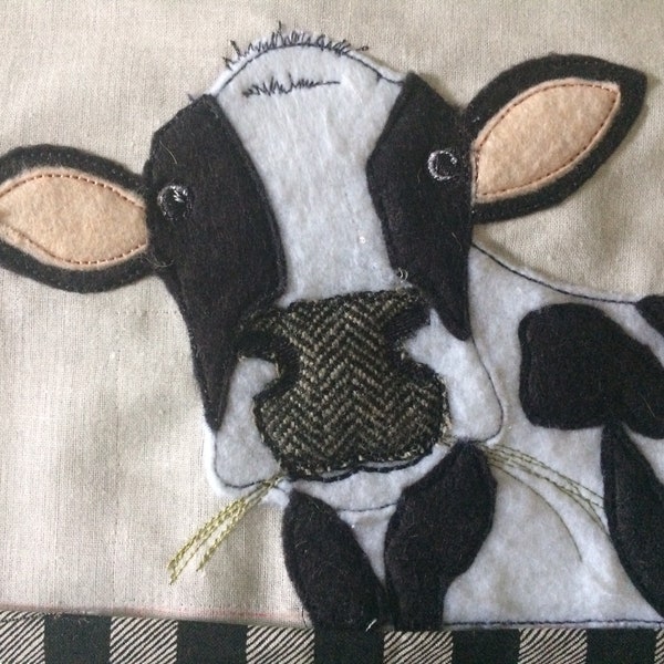 SFancy Applique Vache 5 x 7