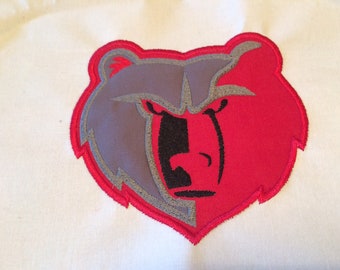 SFancy Bear Mascot Applique - 3 tallas