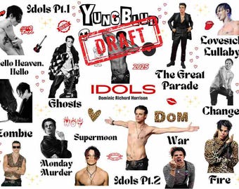 Yungblud Tumbler Design PNG - Idols Songs 2025