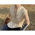 Medieval Viking Tunic, 3 Colors LARP Shirt Vest, Knight Pirate Costume, Viking Tunic for Men, Medieval Viking Shirt, Cosplay Outfit