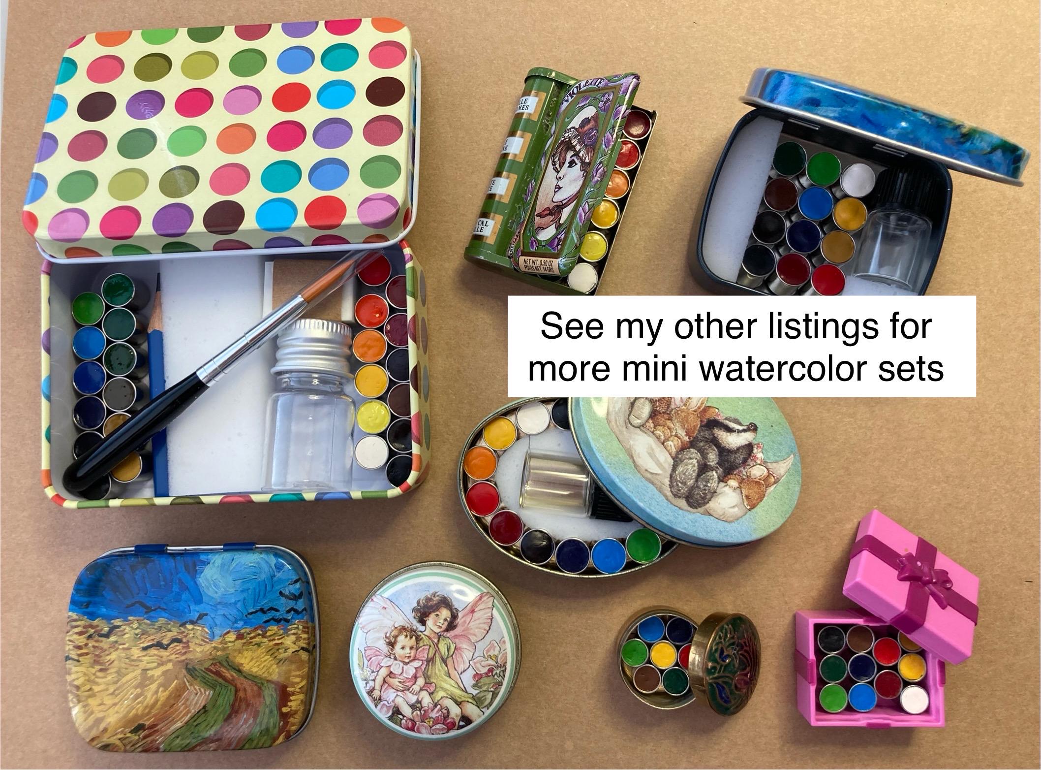 Vintage watercolor palette tin - Etsy Österreich, image size:2116x1564