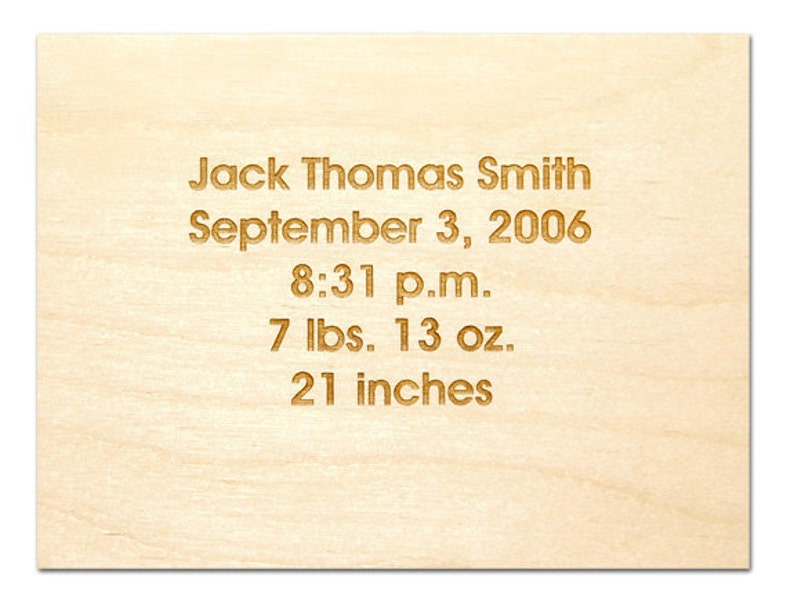 Engraved Message ONLY for Name Puzzle Stool image 4