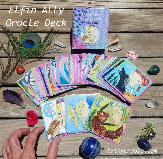 Elfin Ally Oracle Deck, 72-card, Spirit Animals, Boxed Set, Animal 