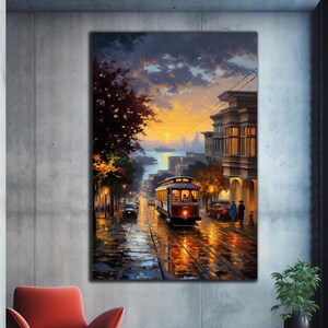 San Francisco Wall Art,Tempered Glass Wall Art,Glass Printing,Large Glass Wall Art,Wall Hangings,San Francisco Wall Decor,Panoramic Wall Art