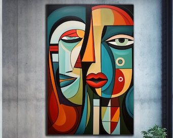Pablo Picasso Wall Art, Tempered Glass Wall Art, Glass Printing, Large Glass Wall Art, Wall Hangings, Lips Wall Art, Modern Stained Glass