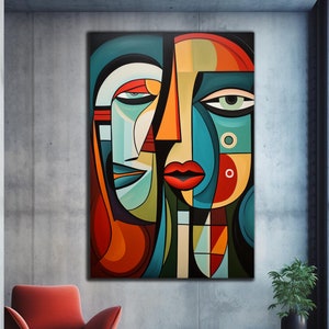 Pablo Picasso Wall Art, Tempered Glass Wall Art, Glass Printing, Large Glass Wall Art, Wall Hangings, Lips Wall Art, Modern Stained Glass