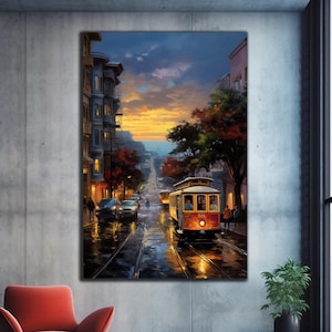 San Francisco Wall Art,Tempered Glass Wall Art,Glass Printing,Large Glass Wall Art,Wall Hangings,San Francisco Wall Decor,Panoramic Wall Art