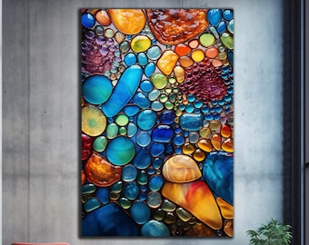 Stained Glass Print, Tempered Glass Wall Art, Glass Printing, Glass Large Wall Art, Wall Hangings, Stained Window Glass, Glass Photo Print