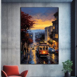 San Francisco Wall Art,Tempered Glass Wall Art,Glass Printing,Large Glass Wall Art,Wall Hangings,San Francisco Wall Decor,Panoramic Wall Art