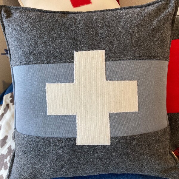 Swiss Army Pillow Etsy