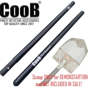 Carbon Handle Shaft Light & Strong Travel Carbon Fiber Pole for sand scoop CooB
