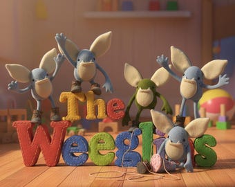 Juguetes para niños Monstruo de peluche Duende Troll Elfo Weeglin fieltro
