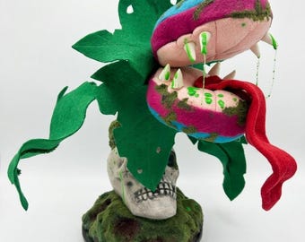 Peluche de peluche Decor Geek Venus atrapamoscas Skull Buster Bellis Tendiculae slime brillante