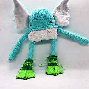 Kids Toys plush Stuffed Seaglinz teal