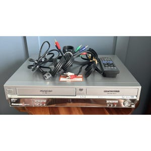 Panasonic DMR-E75VP DVD VCR Combo Recorder Two-Way Dubbing w/Remote- Tested!