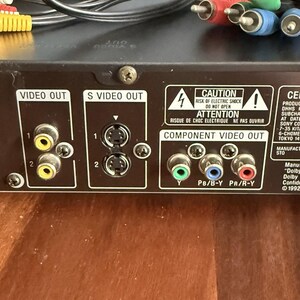 Sony DVP-S360 Cd Dvd Player w/ Remote RCA Cables Tested Working Dolby bild 9
