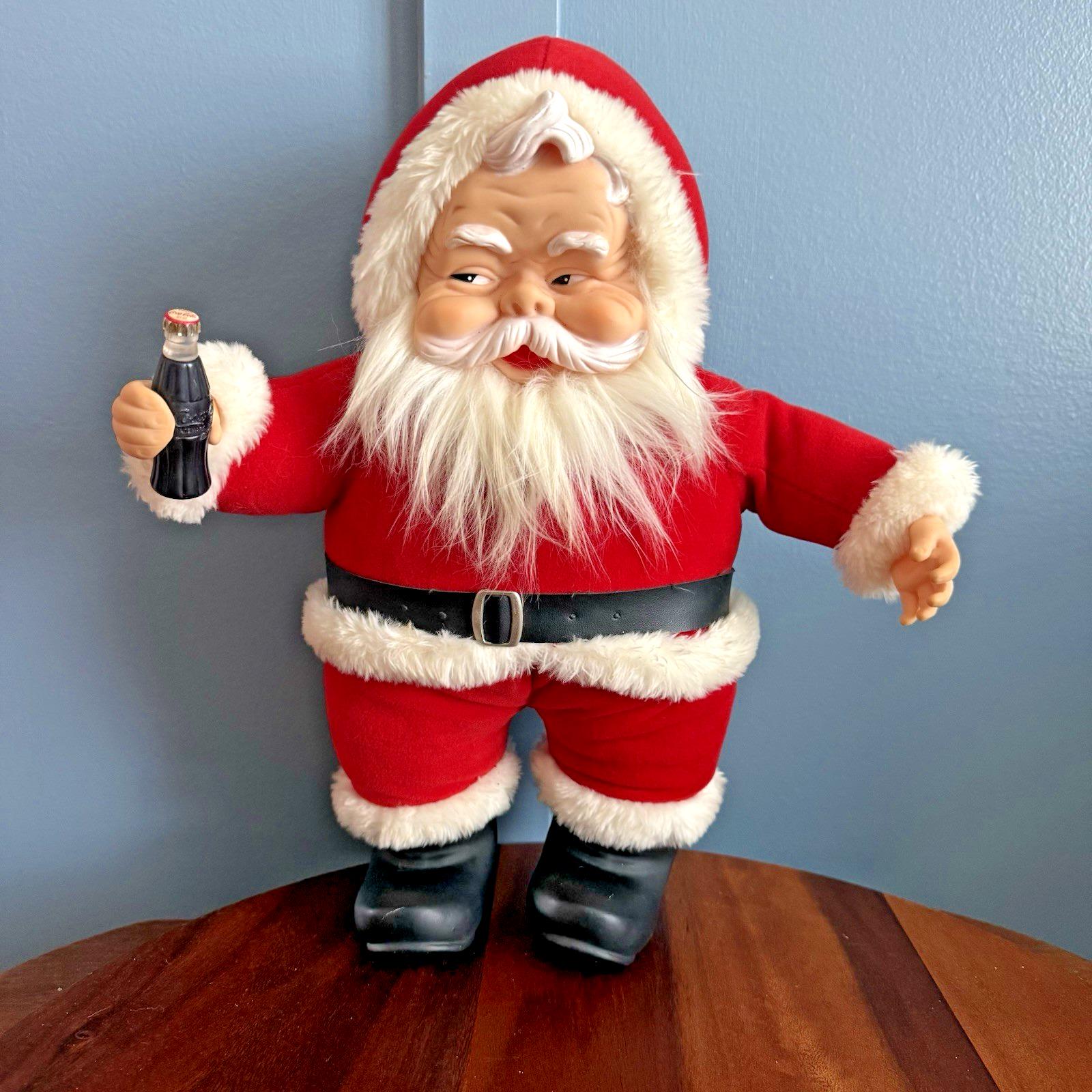 Vintage Rubber Face Plush Santa - Etsy