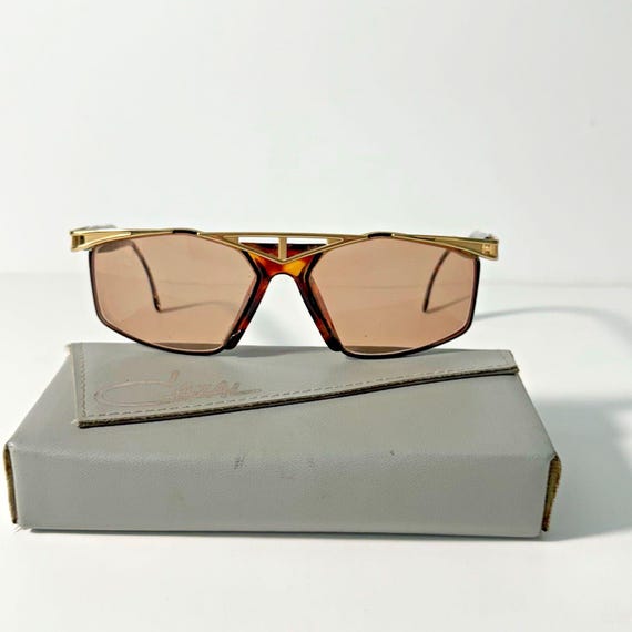 Cazal Sunglasses w/ Case Cazal Legends Sunglasses Sun Glasses Case Hard Oval Black  main image 3