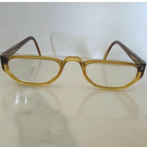 Vintage Playboy Eyeglass Frames 4547 Austria Half Frame Brown 51-23
