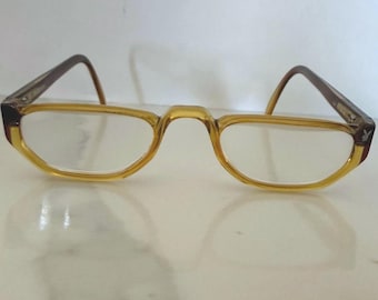 Vintage Playboy Eyeglass Frames 4547 Austria Half Frame Brown 51-23