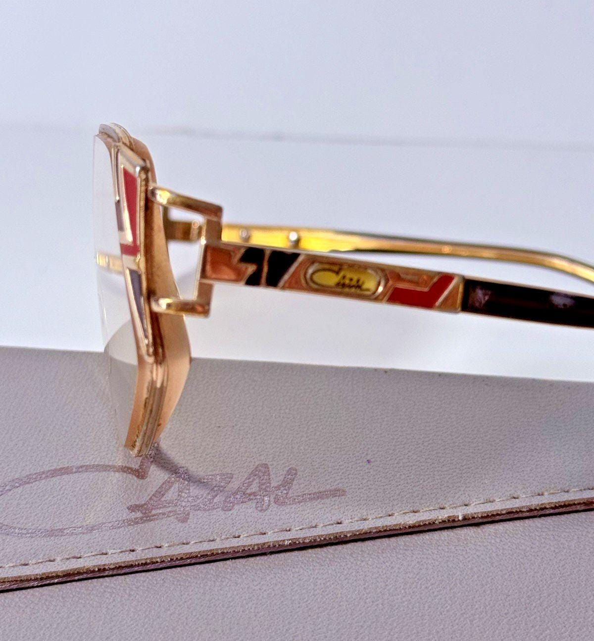 Original Vintage Cazal MOD. 238 COL. 370 Eyeglass Frames – 1970s Geometric Style Original Vintage Cazal MOD. 238 COL. 370 Eyeglass Frames  main image 4
