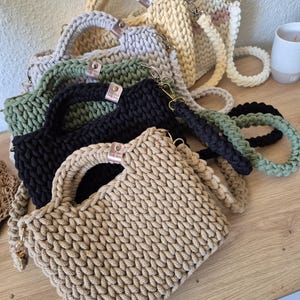 Sac bandoulière, sac crocheté, bodycross, crocheté, bohème, sac à bandoulière, sac femme, sac bodycross, sac en coton, fait main