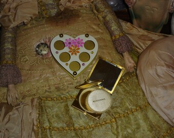 Retro Lipstick Holder and Compact