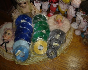 Vintage Ribbon 14 Rolls Rayon 100s of Yards