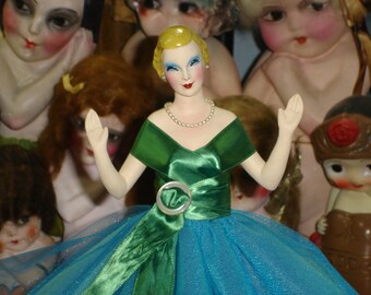 Rare Half Mannequin Doll Counter Top Store Display Restored