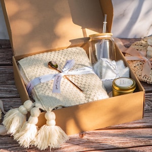 Sympathy Basket, Grief Package Loss of Loved One, Sorry for Your Loss Basket, Hygge Gift Box with Blanket, Thinking of You, Condolence Gift