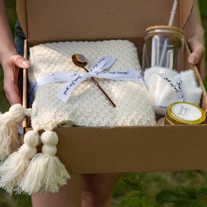 Feel Better Soon Gift Set, Surgery Recovery Gift, Get Well Gift Box Set, Care Package For Her, Sending Healing Vibes, Hygge Gift Basket