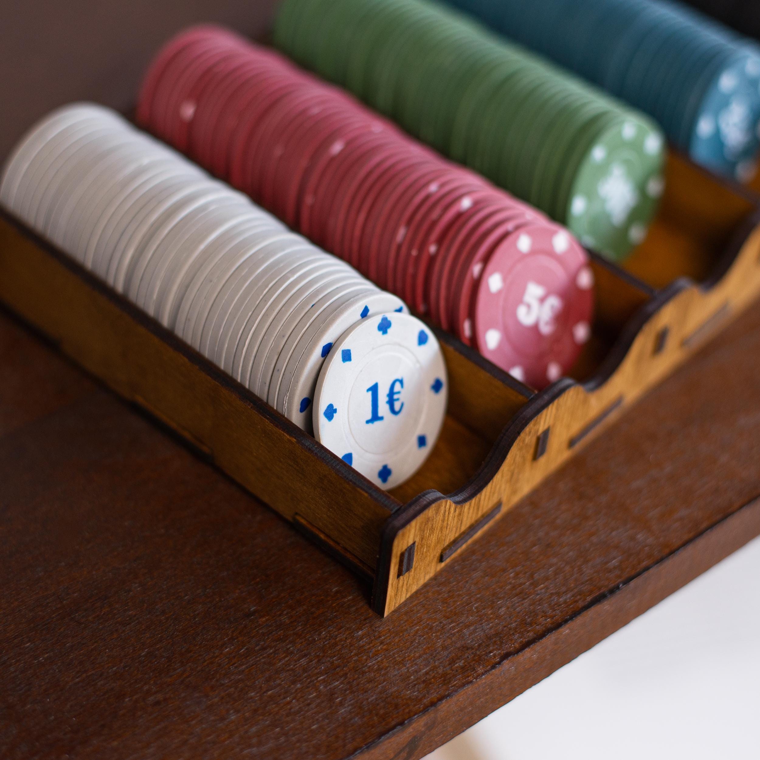 Plateau Organiseur De Jetons De Poker – Support En PP Portable, Rangement Facile, Pour Tous Les Jeux De Casino