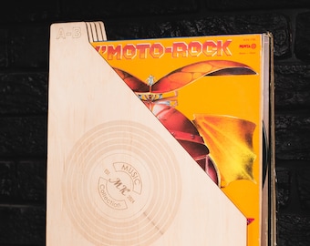 Separadores de discos de vinilo, Separadores de alfabeto, Separadores de discos de vinilo, Separadores de álbumes, Regalo de coleccionista de discos, Pegatinas de vinilo con alfabeto, Separadores de LP