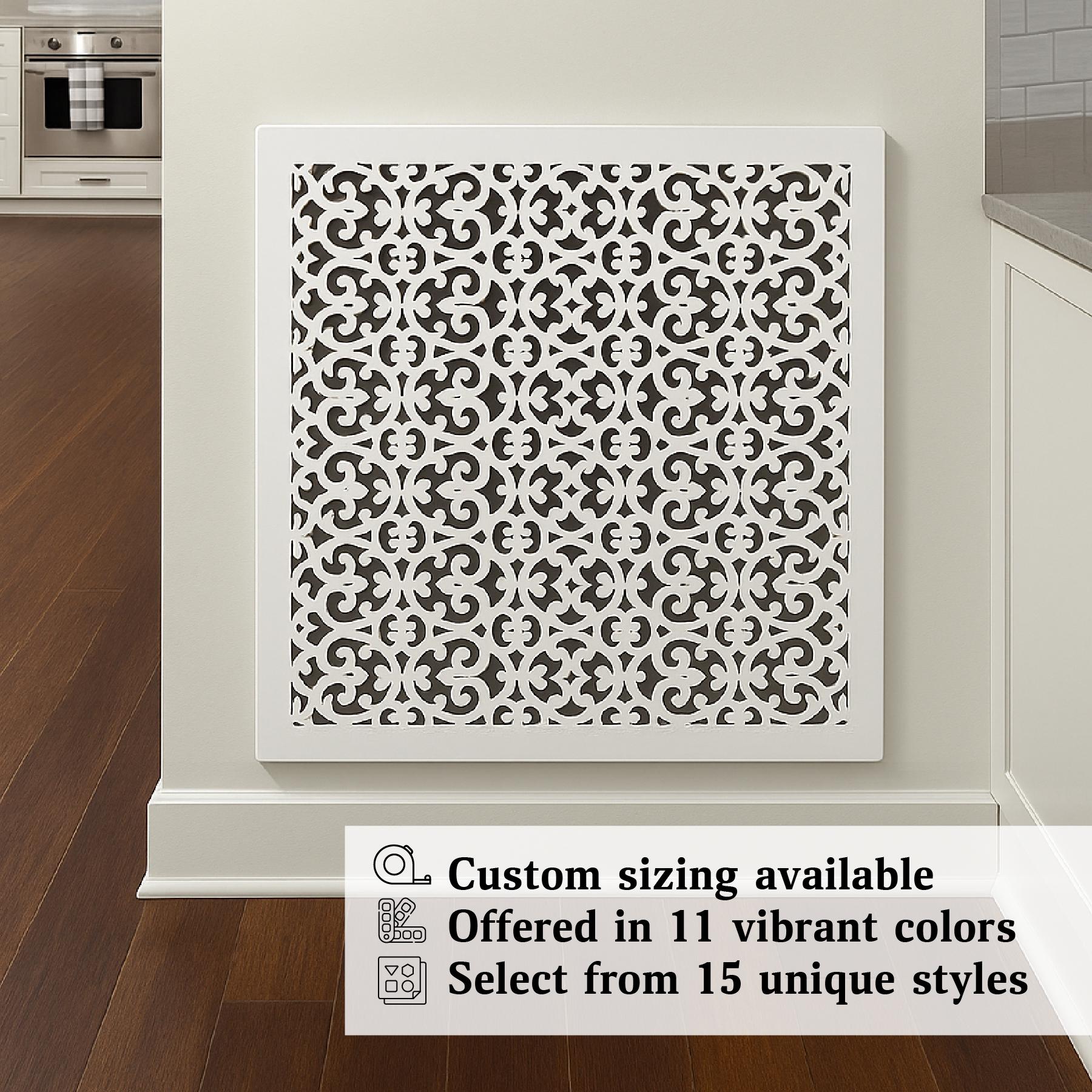 Decorative Vent Cover Wood, Architectural Faux Exterior Vent, Custom ...