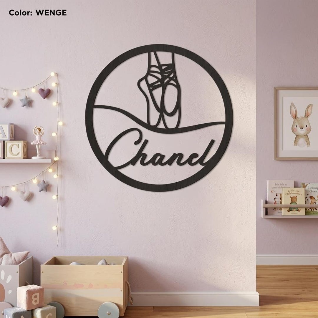 Ballerina Wall Sign With Name, Personalized Ballet Name Sign, Custom ...